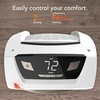 image:imageVornado AVH10 2025 Space Heater for Home Fan Only Option Digital Display with Adjustable Thermostat Advanced Safety Features Auto Climate Control Whole Room Electric Heater for Indoors WhiteAVH10 2024 Model