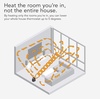 image:imageVornado AVH2 Advanced Whole Room Heater with Automatic Climate Control Timer Fan Only Option Black CompactAVH2 Advanced
