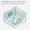 image:imageVornado EVDC300 Energy Smart Evaporative Humidifier with Automatic Shutoff 1 Gallon Capacity LED Display WhiteEVDC300  1 gallon