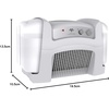image:imageVornado Evap40 Evaporative Humidifier with Adjustable Humidistat 4Gallon Capacity for Large Room Coverage up to 1000 sq ft 3 Speed Settings Easy to Clean Dual Tank