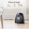 image:imageVornado MVH 2025 Space Heater 3 Heat Settings Adjustable Thermostat TipOver Protection Auto Safety ShutOff System Indoor Use Whole Room Heating BlackMedium 2024 Model