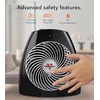 image:imageVornado MVH 2025 Space Heater 3 Heat Settings Adjustable Thermostat TipOver Protection Auto Safety ShutOff System Indoor Use Whole Room Heating BlackMedium 2024 Model