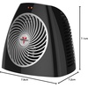 image:imageVornado VH202 2025 Personal Space Heater Advanced Safety Features 2 Heat Settings Direct Heating Fan Only Setting CoolTouch Exterior Signature Vortex Heat Circulation Gentle Heating BlackVH202 2024 Model