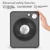 image:imageVornado VMH300 Whole Room Metal Heater with 2 Heat Settings and Adjustable Thermostat Storm GrayVMH300  Adjustable Thermostat