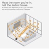 image:imageVornado VMH300 Whole Room Metal Heater with 2 Heat Settings and Adjustable Thermostat Storm GrayVMH300  Adjustable Thermostat