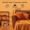 image:imageVornado VMHi500 2025 Whole Room Metal Space Heater Digital Thermostat Remote Control AutoClimate Control 12Hour Timer Vortex Heat Circulation Heater for Bedroom and Home WhiteVMHi500 2024 Model