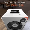 image:imageVornado VMHi500 2025 Whole Room Metal Space Heater Digital Thermostat Remote Control AutoClimate Control 12Hour Timer Vortex Heat Circulation Heater for Bedroom and Home WhiteVMHi500 2024 Model