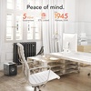 image:imageVornado VMHi600 Whole Room Metal Space Heater Digital Thermostat Remote Control 1500 Watts Stainless Steel
