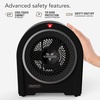 image:imageVornado Velocity 5R 2025 Whole Room Space Heater with Remote LED Touch Controls Digital Thermostat Locking Controls 112 Hour Timer Automatic Climate Control Powerful Heater for Bedroom BlackVelocity 5R 2025 Model
