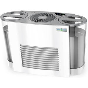 image:imageVornado EVDC300 Energy Smart Evaporative Humidifier with Automatic Shutoff 1 Gallon Capacity LED Display WhiteEVDC500  2 gallon