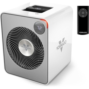 image:imageVornado VMHi500 2025 Whole Room Metal Space Heater Digital Thermostat Remote Control AutoClimate Control 12Hour Timer Vortex Heat Circulation Heater for Bedroom and Home WhiteVMHi500 2024 Model