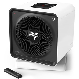 image:imageVornado Velocity CUBE 5 OSC Whole Room Space Heater with 70 Oscillation Remote Control Vortex Heat Circulation LED Touch Controls 112 Hour Timer Advanced Safety AutoClimate Control White