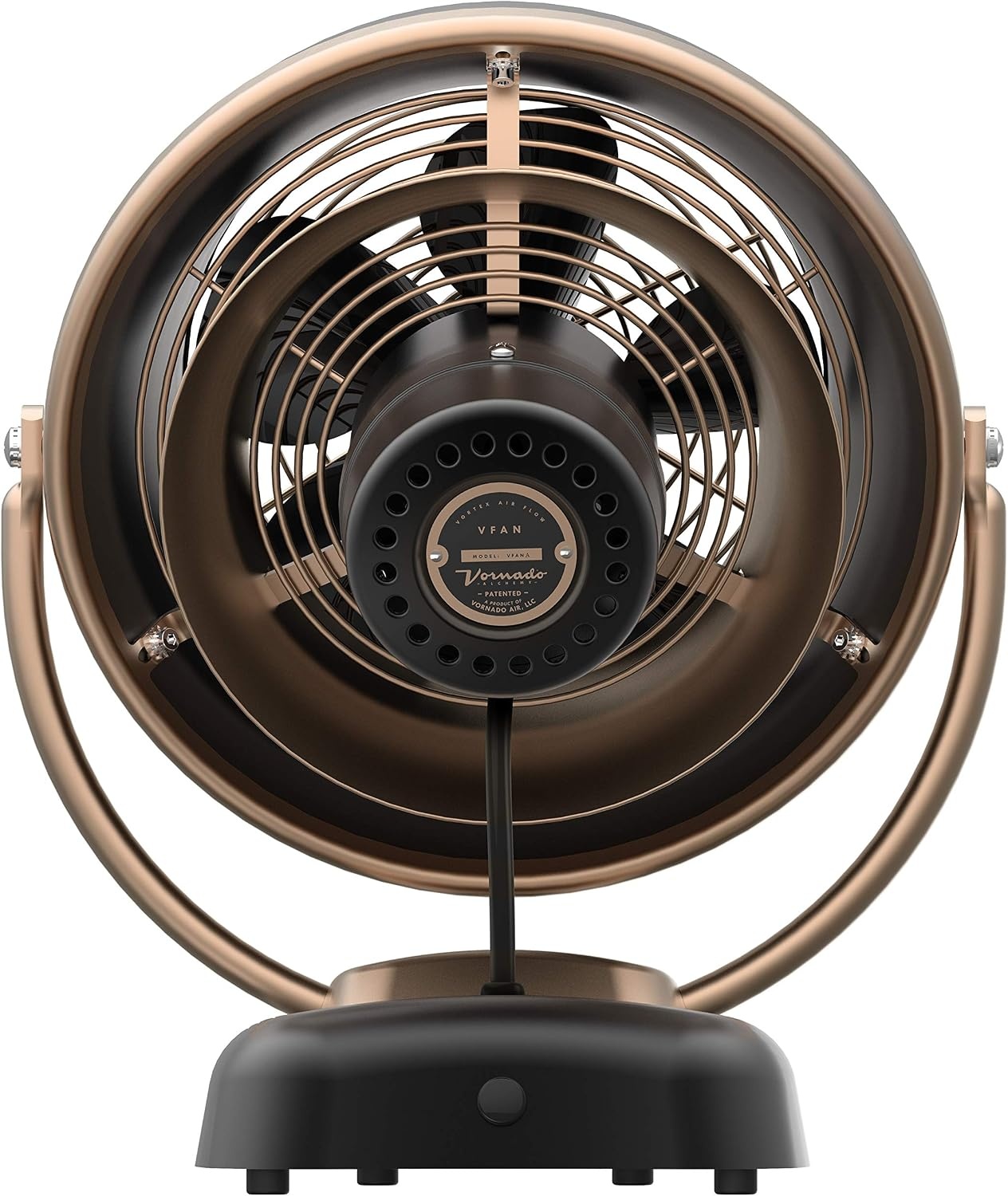 image:imageVornado VFAN Petite Alchemy Vintage Air Circulator 3Speed Retro Metal Desk Fan with Adjustable Tilt Head for Bedroom Office Dorm Cooling 12 in Compact Fan Gunmetal FinishVFAN Alchemy