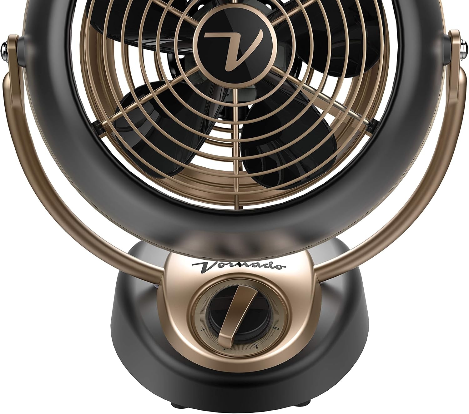 image:imageVornado VFAN Petite Alchemy Vintage Air Circulator 3Speed Retro Metal Desk Fan with Adjustable Tilt Head for Bedroom Office Dorm Cooling 12 in Compact Fan Gunmetal FinishVFAN Alchemy Petite
