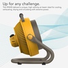 image:imageVornado 293 Large Heavy Duty Shop Fan 3 Speed Electric Fan High Impact Casing IP54Rated Motor Whole Room Air Circulator Pivoting Head Carry Handle 16 Floor Fan for Bedroom and Garage YellowYellow