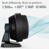 image:imageVornado 52 Whole Room Air Circulator Fan with 3 Speeds Black52  Small Tabletop