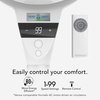 image:imageVornado 5303DC Energy Smart Small Air Circulator Fan with Variable Speed Control white Medium6803DC  Pedestal