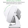 image:imageVornado 533DC Energy Smart Small Air Circulator Fan with Variable Speed Control WhiteSmall