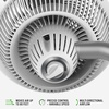 image:imageVornado 623DC Energy Smart MidSize Air Circulator Fan with Variable Speed Control Signature Vortex Airflow Powerful Cooling Targeted Airlfow Manual Control Dial Fan for Bedroom and Home White