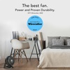 image:imageVornado 630 MidSize Whole Room Air Circulator 3Speed Floor Fan for Bedroom Office Home Adjustable Tilt Head 9 in Quiet Cooling Large Electric Fan Black