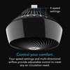 image:imageVornado 660 Large Air Circulator Fan 4Speed Whole Room Electric Fan with 90Degree Tilt Chrome Glide Bar Quiet Cooling for Bedroom Office Dorm Room Black IndoorBlack