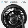 image:imageVornado 783 FullSize Whole Room Air Circulator Fan Adjustable Height 3 Speeds Tilt Head Removable Grill Moves Air 100 Feet Pedestal Fan for Home Office Bedroom Black783  3 Speed