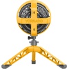 image:imageVornado EXO5 HeavyDuty Shop Air Circulator Fan with HighImpact Housing Collapsible Tripod Base Clamp Attachment Yellow 7 In