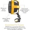 image:imageVornado EXO5 HeavyDuty Shop Air Circulator Fan with HighImpact Housing Collapsible Tripod Base Clamp Attachment Yellow 7 In
