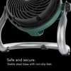 image:imageVornado EXO51 Small Heavy Duty Air Circulator 3Speed High Velocity Shop Fan Dustproof and WaterResistant Powerful Motor Industrial High Impact Case Whole Room Air Circulator GreenEXO51  Small