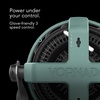 image:imageVornado EXO51 Small Heavy Duty Air Circulator 3Speed High Velocity Shop Fan Dustproof and WaterResistant Powerful Motor Industrial High Impact Case Whole Room Air Circulator GreenEXO51  Small