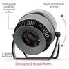 image:imageVornado EXPAND4 Compact Travel Air Circulator Fan with Collapsible Body Builtin Carry Handle Integrated Cord Storage MultiDirectional AirflowEXPAND4  Compact