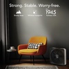 image:imageVornado Model 80X High Velocity Box Fan with Kick Stand Digital Display Removable Grille Variable Speed Control 112 Hour Timer Powerful Floor Fan for Bedroom Targeted Cooling Fan Cool GrayModel 80