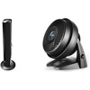 image:imageVornado OSCR32 32 Oscillating Air Circulator Tower Fan with Remote Control Timer Standalone BlackAlexa Enabled