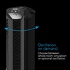 image:imageVornado OSCR32 32 Oscillating Air Circulator Tower Fan with Remote Control Timer Standalone BlackStandalone