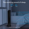 image:imageVornado OZI42DC Tower Fan with Remote and Timer Oscillating Standing Fan for Bedroom Variable Speed for Precise Control Energy Saving Design for Whole Room Cooling Indoor Floor Fan BlackOZI42 Regular