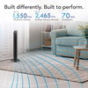 image:imageVornado OZI42DC Tower Fan with Remote and Timer Oscillating Standing Fan for Bedroom Variable Speed for Precise Control Energy Saving Design for Whole Room Cooling Indoor Floor Fan BlackOZI42DC Energy Smart