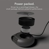 image:imageVornado PEBL Portable USB Desk Fan with Magnetic Base 2 Speed Settings Adjustable Airflow Personal Cooling Device Mini Travel Fan for Home Office and TravelPEBL  No Case