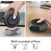 image:imageVornado PEBL Portable USB Desk Fan with Magnetic Base 2 Speed Settings Adjustable Airflow Personal Cooling Device Mini Travel Fan for Home Office and TravelPEBL  No Case