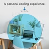 image:imageVornado PEBL Portable USB Desk Fan with Magnetic Base 2 Speed Settings Adjustable Airflow Personal Cooling Device Mini Travel Fan for Home Office and TravelPEBL PAK  Case Included