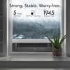 image:imageVornado PORTAL Window Fan with 3 Speeds Reversible Exhaust Mode Weather Resistant Window Fan For Kitchen Bedroom Home Low Profile BlackBlack