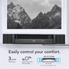 image:imageVornado PORTAL Window Fan with 3 Speeds Reversible Exhaust Mode Weather Resistant Window Fan For Kitchen Bedroom Home Low Profile BlackBlack