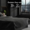 image:imageVornado PORTAL Window Fan with 3 Speeds Reversible Exhaust Mode Weather Resistant Window Fan For Kitchen Bedroom Home Low Profile BlackBlack