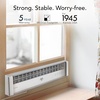 image:imageVornado PORTAL Window Fan with 3 Speeds Reversible Exhaust Mode Weather Resistant Window Fan For Kitchen Bedroom Home Low Profile BlackWhite