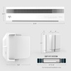 image:imageVornado PROFILE Window Fan Whole Room Air Circulator Reversible Exhaust Quiet Operation 3 Speed Settings Low Profile Window Fan for Kitchen Bedroom and Home WhiteWhite