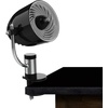 image:imageVornado Pivot Clip Personal Air Circulator 3Speed Portable Desk Fan with MultiSurface Clip 360Degree Adjustable Axis 9 in Tall 4 in Diameter Whisper Quiet Ice WhiteBlack