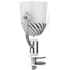 image:imageVornado Pivot Clip Personal Air Circulator 3Speed Portable Desk Fan with MultiSurface Clip 360Degree Adjustable Axis 9 in Tall 4 in Diameter Whisper Quiet Ice WhiteWhite