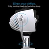 image:imageVornado Pivot Clip Personal Air Circulator 3Speed Portable Desk Fan with MultiSurface Clip 360Degree Adjustable Axis 9 in Tall 4 in Diameter Whisper Quiet Ice WhiteWhite