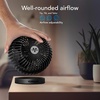 image:imageVornado SPHERE Personal Adjustable Fan Quiet Operation Targeted Cooling Airflow 2 Speed Settings Manual Control Detachable Base Fan for Desktop Nightstand and Office BlackPersonal