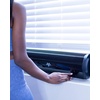image:imageVornado TRANSOM Window Fan with 4 Speeds Remote Control Reversible Exhaust Mode Weather Resistant Case Black Whole RoomBlack