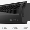 image:imageVornado TRANSOM Window Fan with 4 Speeds Remote Control Reversible Exhaust Mode Weather Resistant Case Black Whole RoomBlack
